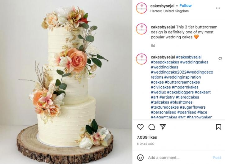 Wedding Desserts Hashtags