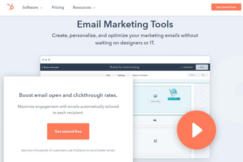 HubSpot Email Marketing Tools