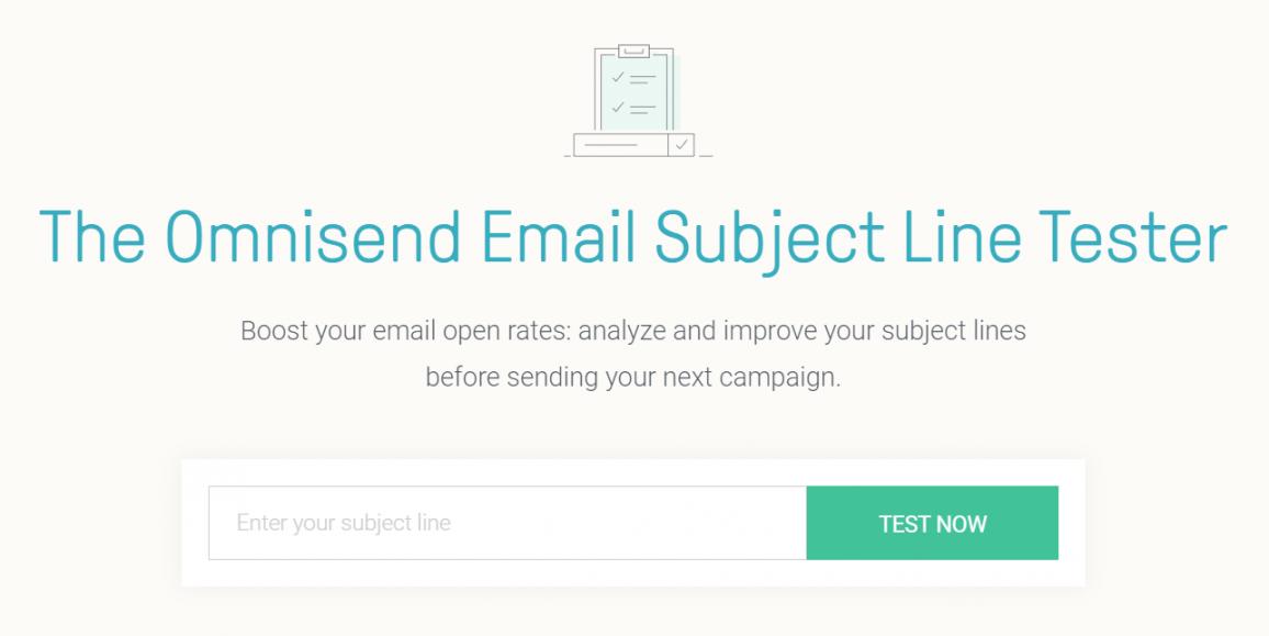 Subject Line Tester by Omnisend